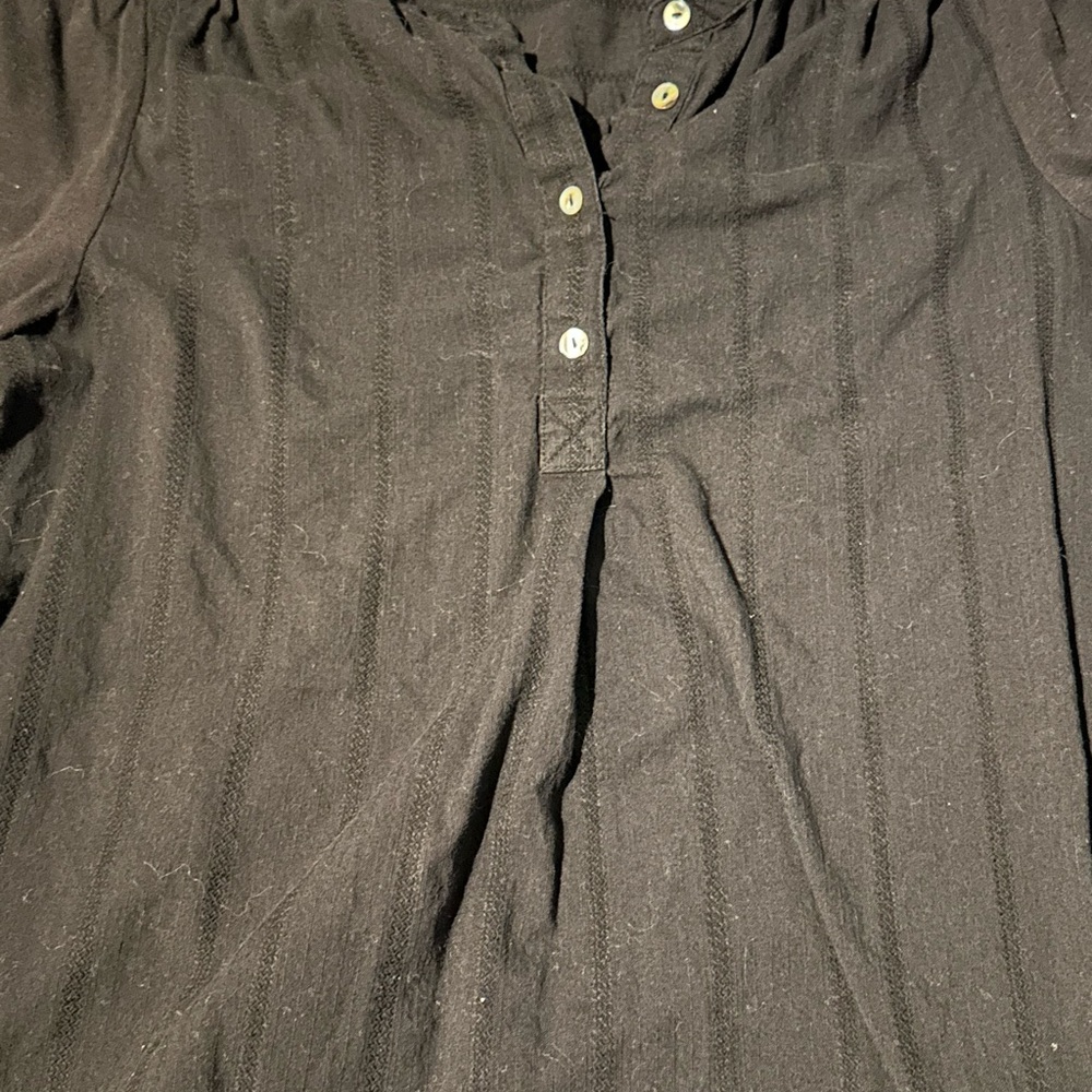 Black Button-Up Shirt